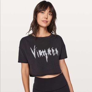 Lululemon Lightest Cropped Tee *Expression 10